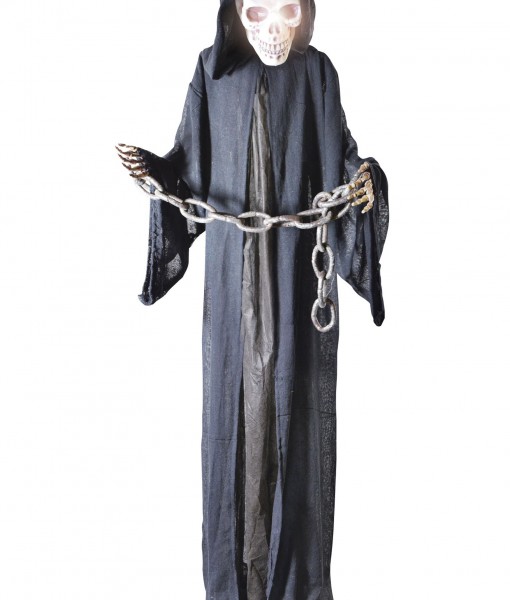 Standing Black Reaper in Chains - Halloween Costume Ideas 2023