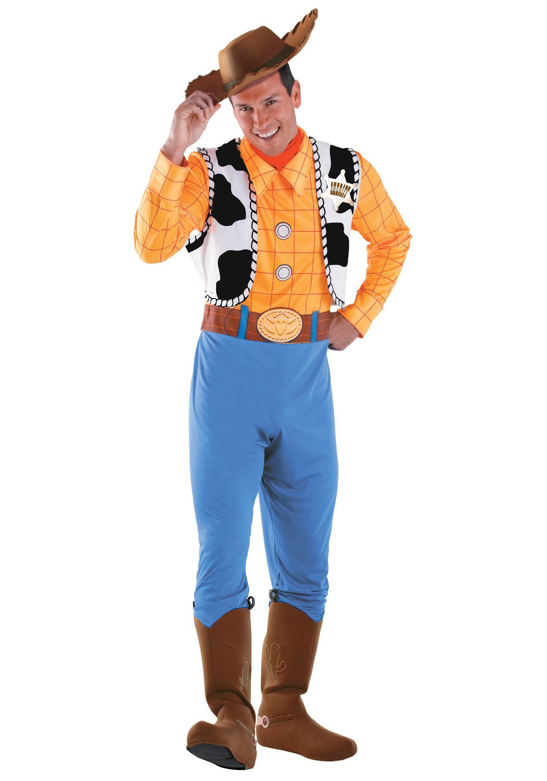 Adult Woody Costume | Tell your very own Toy Story when you wear this Adult...