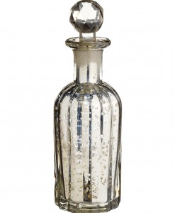 9 inch Mercury Glass Perfume Bottle