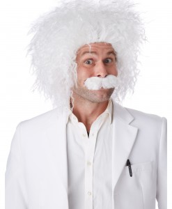 E=MC2 Wig & Mustache