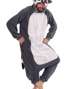 Adult Lemur Pajama Costume