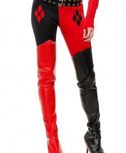 Harlequin Joker Boot Covers