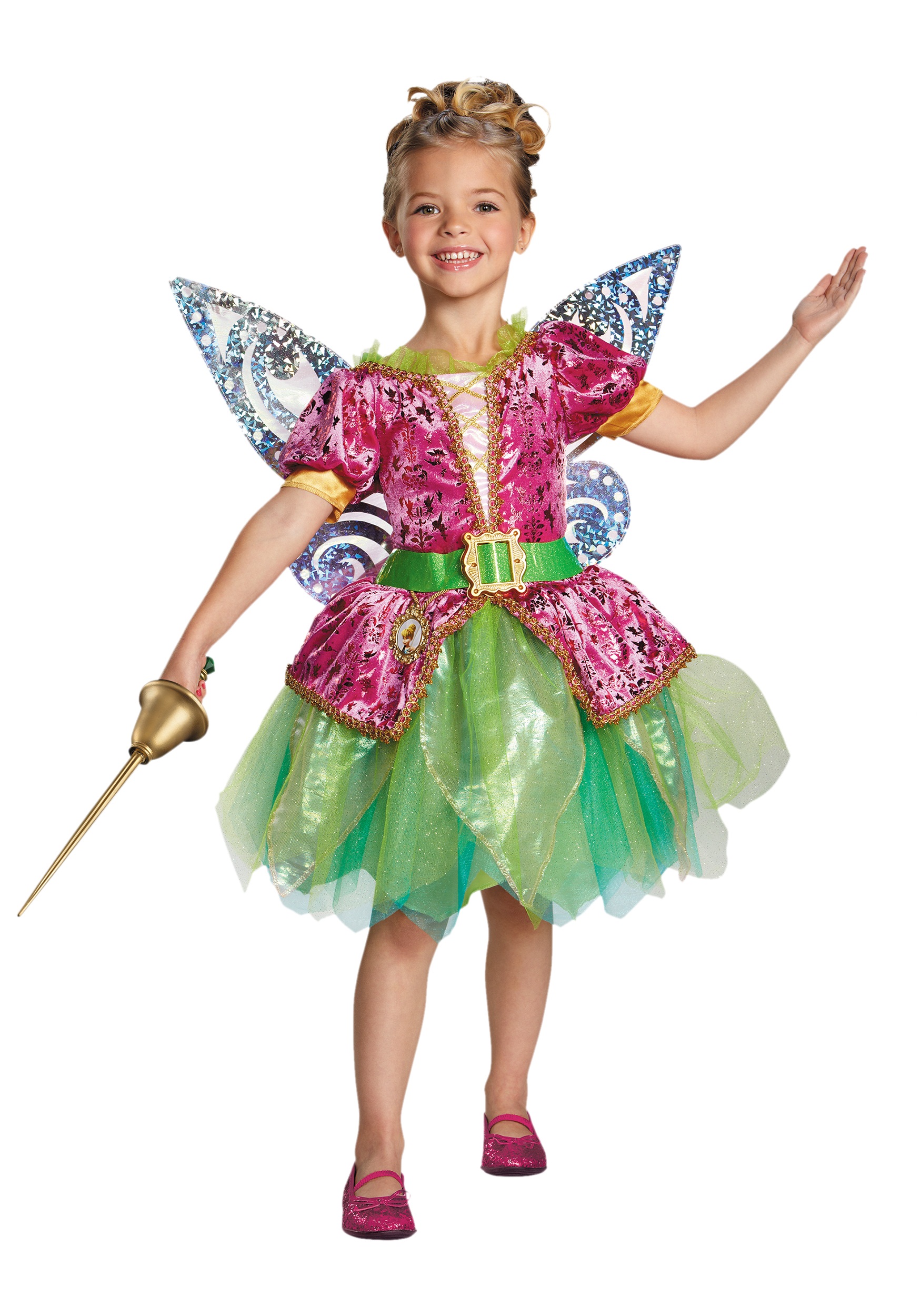 サイズ】 Disney Tinker Bell Deluxe Toddler Costume ディズニーティンカーベルデラックス幼児 ...