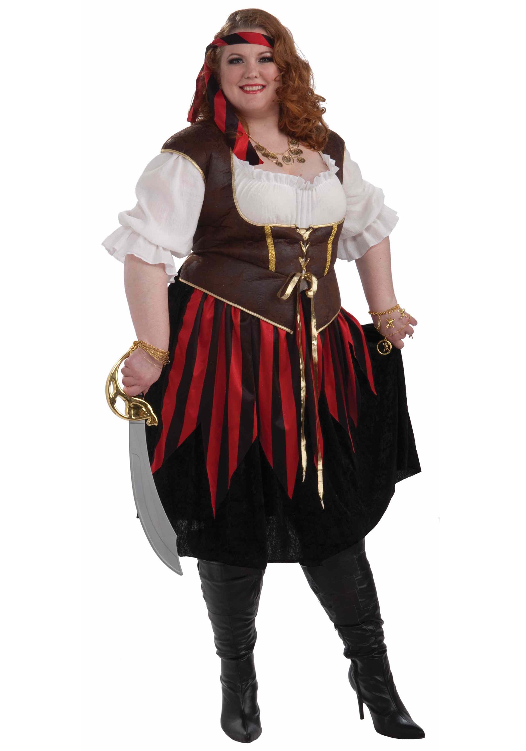 udrydde Gym rysten Plus Size Pirate Lady Costume - Halloween Costume Ideas 2021