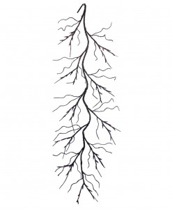 6' Garland w/ Lights