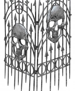 Silver Skull Fence