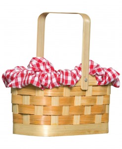 Gingham Basket Handbag