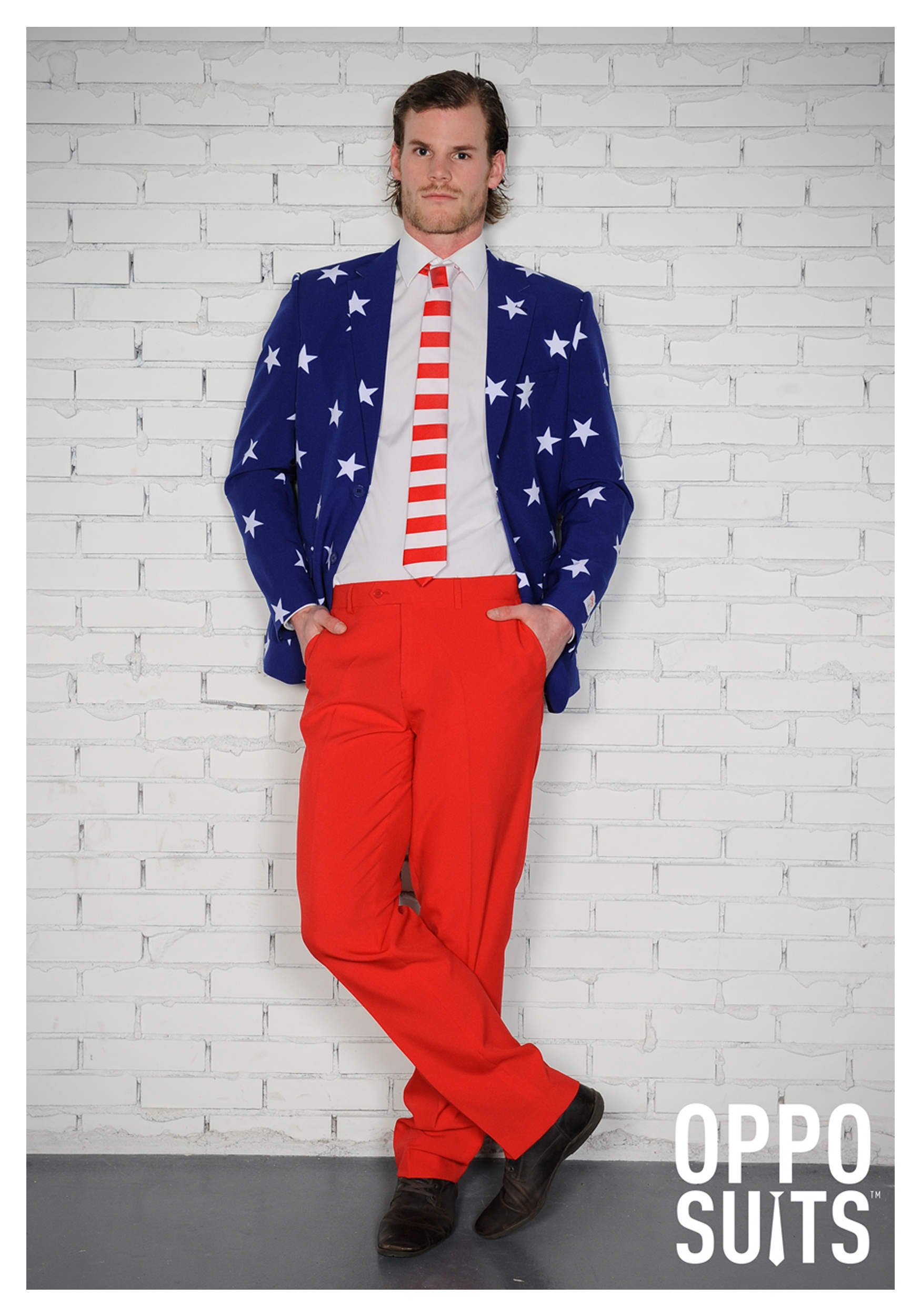 Men's OppoSuits Stars and Stripes Suit Halloween Costume Ideas 2021