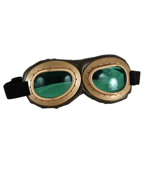 Gold Aviator Goggles