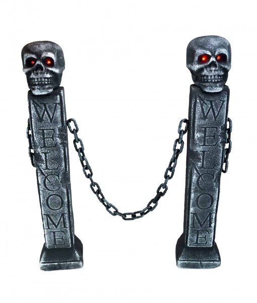 Halloween Fence w/ LED Lights