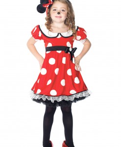 Girls Adorable Miss Mouse Costume
