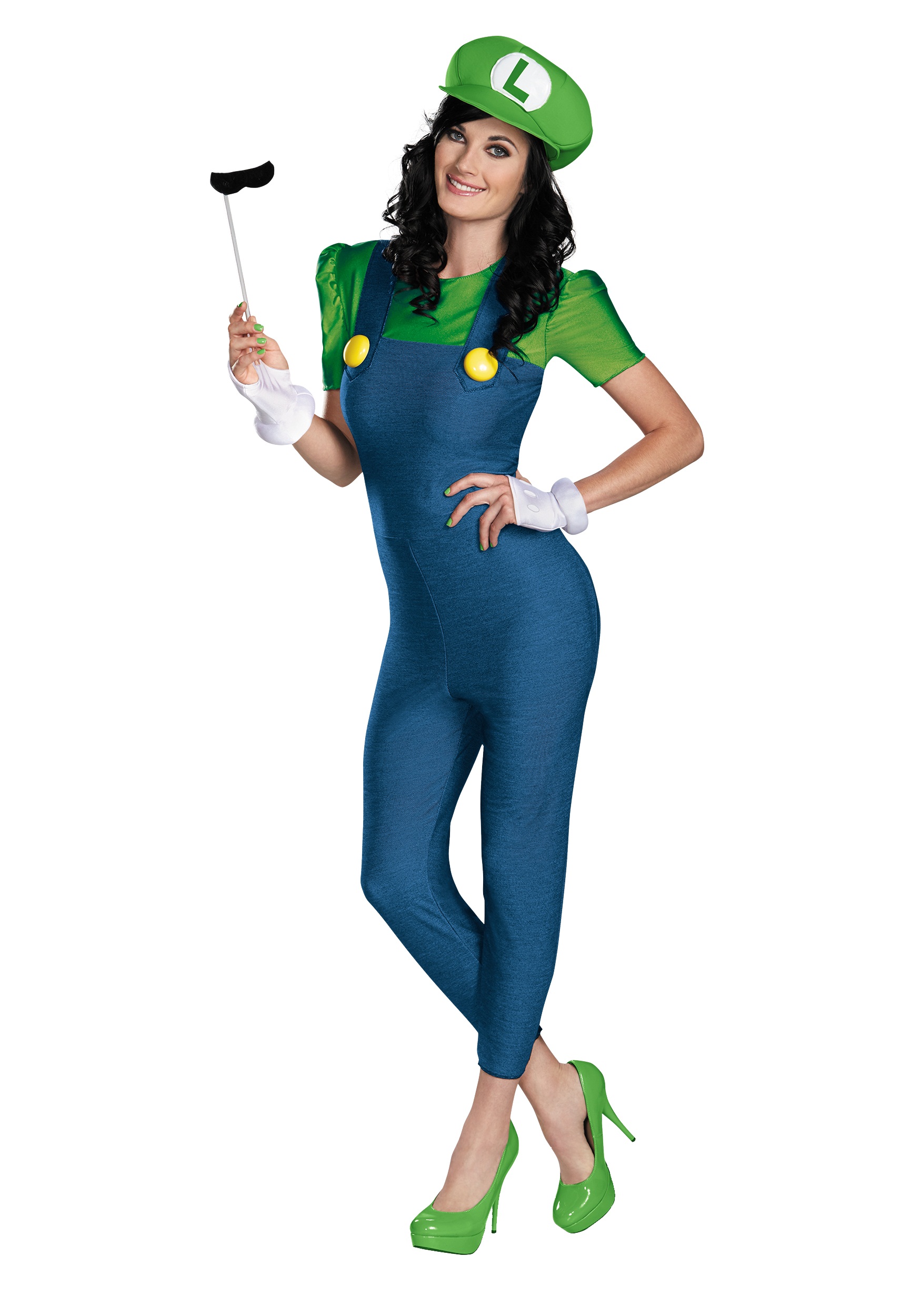Women's Deluxe Luigi Costume - Halloween Costume Ideas 2022.