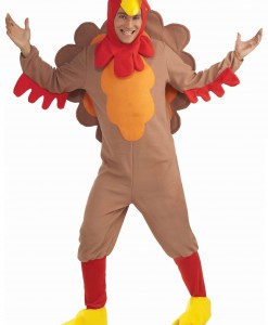 Plus Size Fleece Turkey Costume
