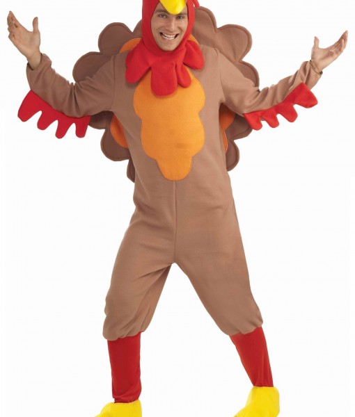 Plus Size Fleece Turkey Costume