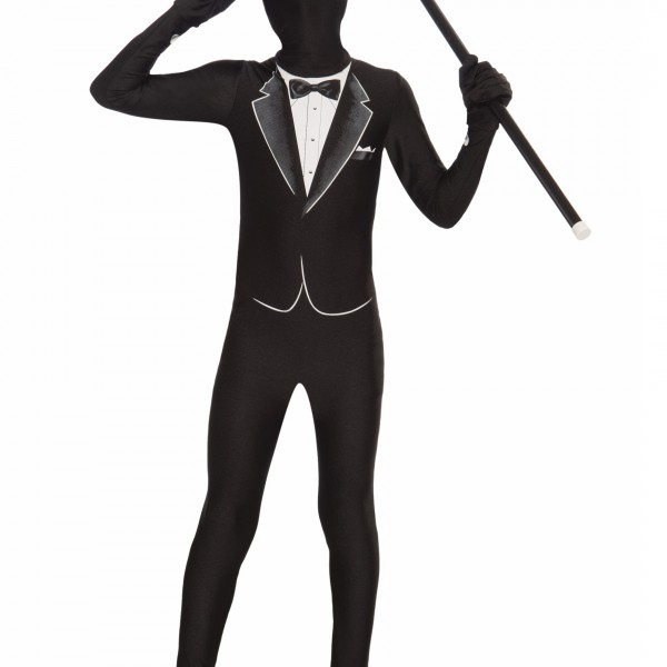 Kids Formal Tuxedo Skin Suit - Halloween Costume Ideas 2023