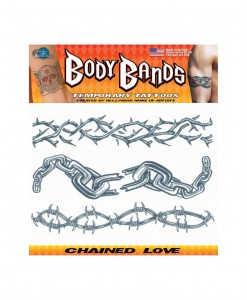 Chained Love Temporary Tattoos