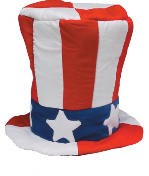 Velvet Uncle Sam Top Hat