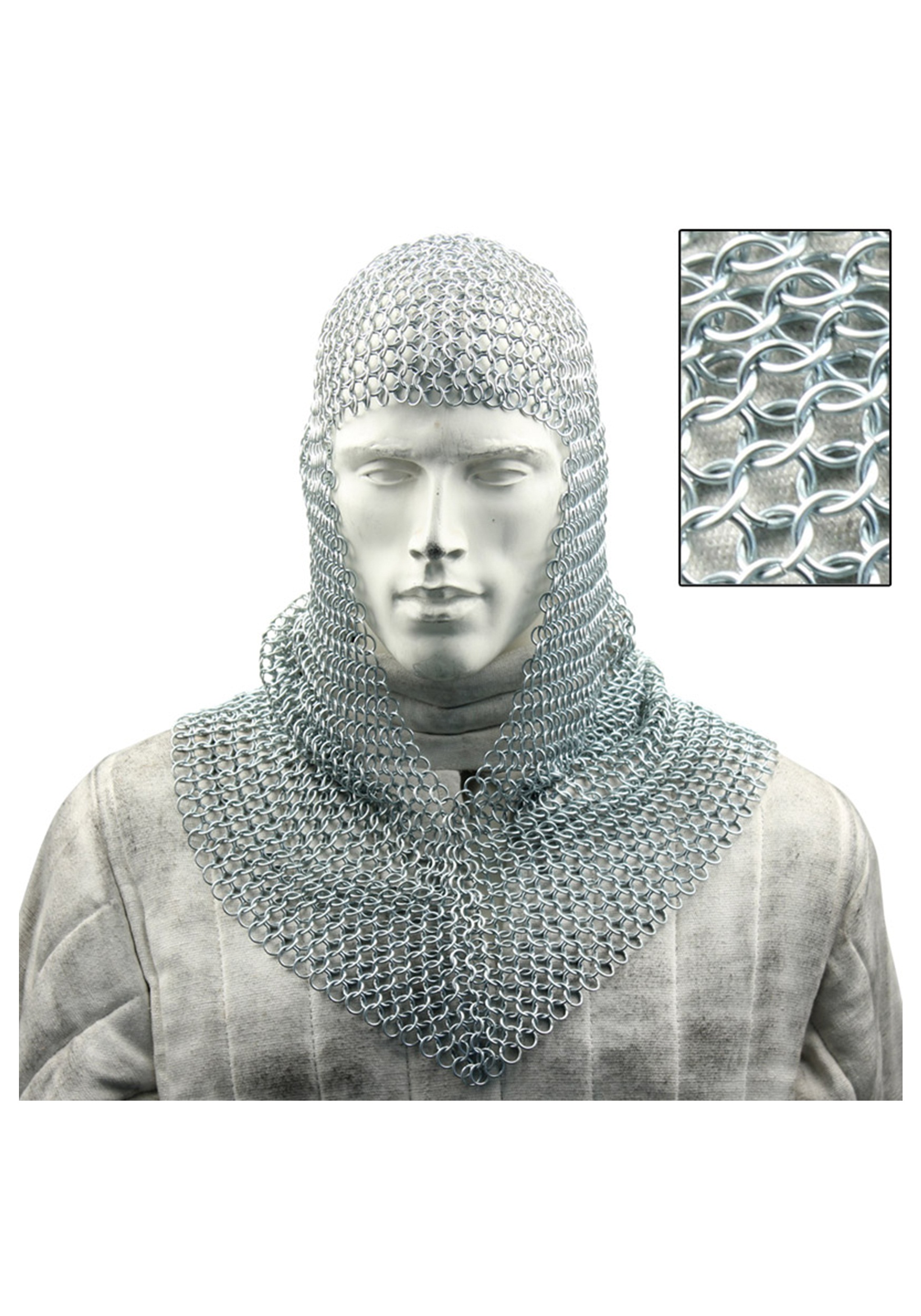 Chainmail Armor Coif Halloween Costume Ideas 2019