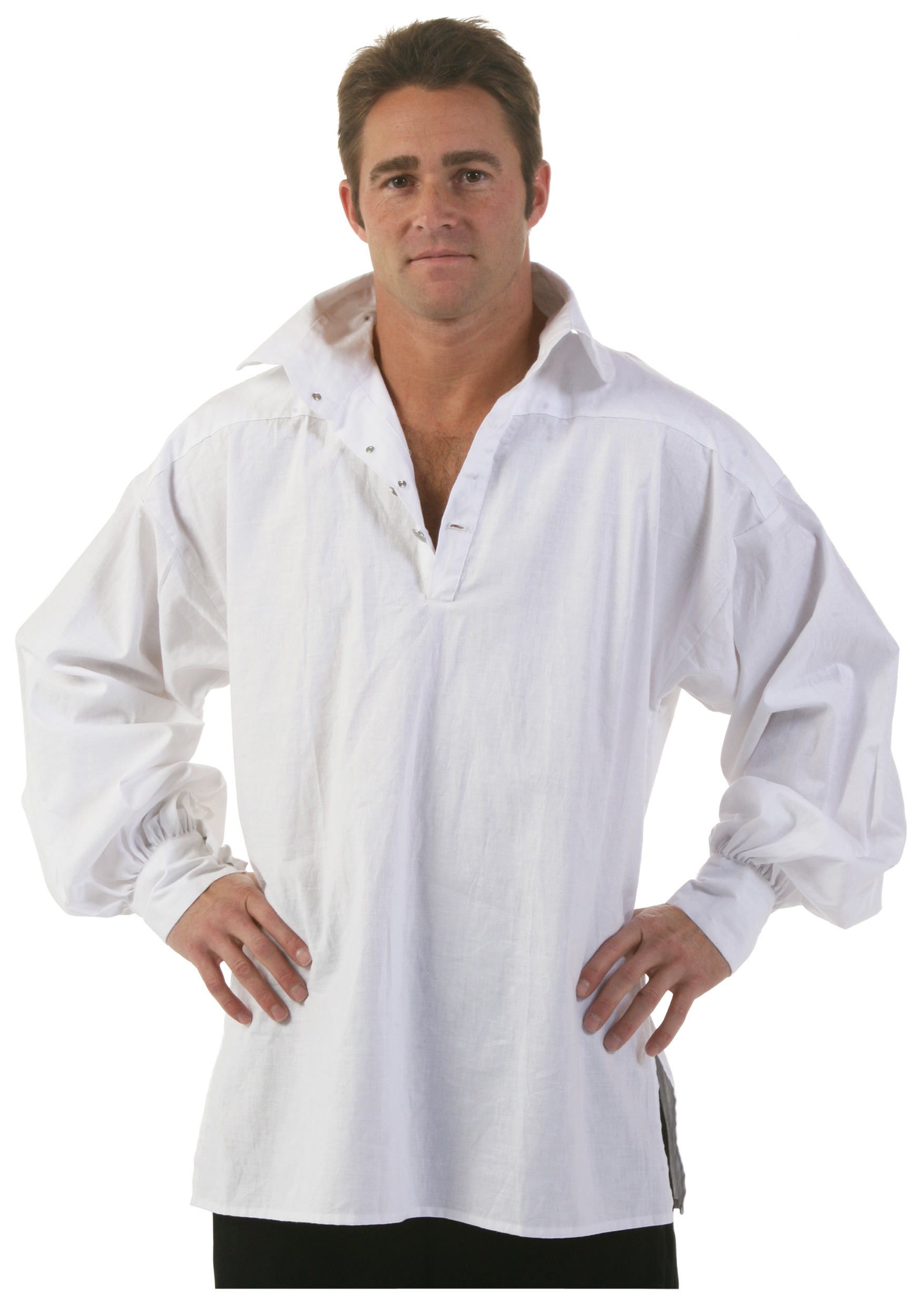 Men's White Renaissance Shirt - Halloween Costume Ideas 2019