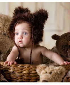 Infant Brown Bear Hat