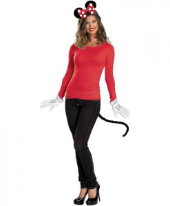 Disney Red Minnie Mouse Accessory Kit (Adult)
