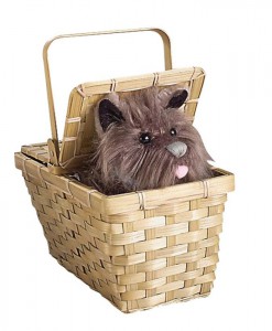The Wizard of Oz Toto In Basket Deluxe