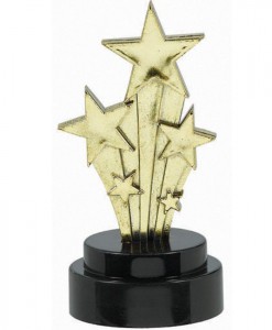 Hollywood Star Trophies (6 count)