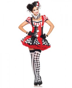 Harlequin Clown Adult Costume