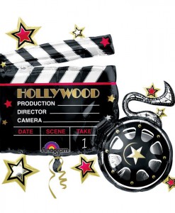 Hollywood Movie Clapboard Jumbo 29 Foil Balloon