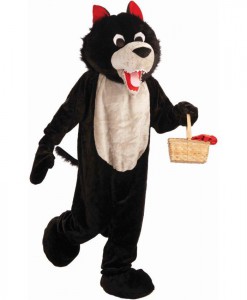 Wolf Mascot Adult Costume