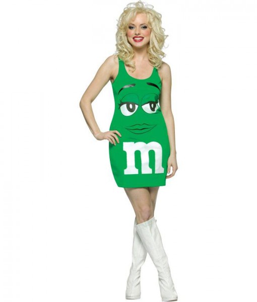 MM Green Tank Dress Adult Costume
