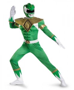 Power Rangers Green Ranger Classic Muscle Adult Costume