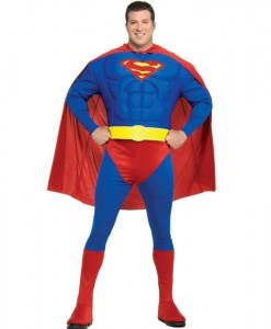 Muscle Chest Superman Adult Plus Costume