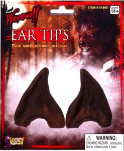 Werewolf Brown Ear Tips Adult
