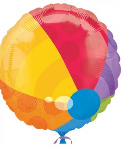 Beach Ball Foil Balloon