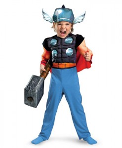 Thor Muscle Toddler Costume