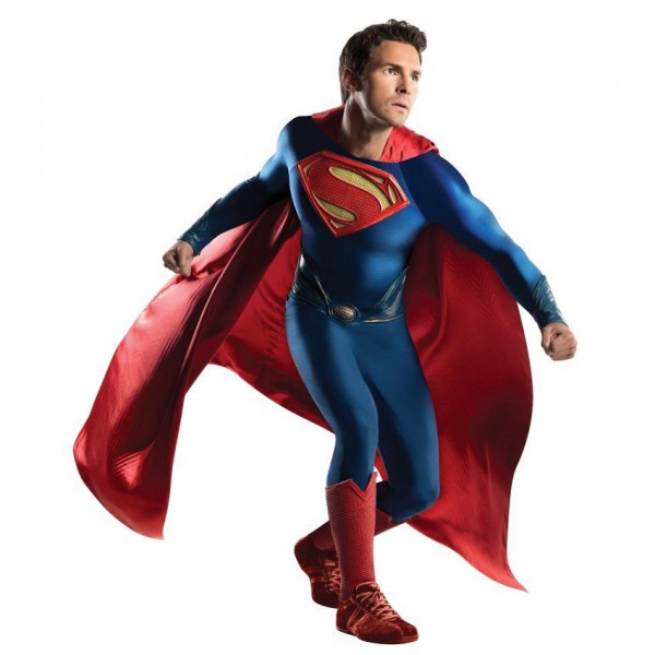 Man of Steel Grand Heritage Superman Adult Costume - Halloween Costume ...