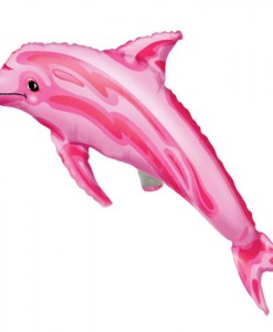 Pink Dolphin Jumbo Foil Balloon