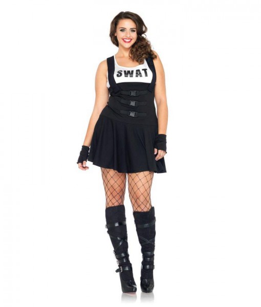 Sultry SWAT Officer Adult Plus Costume
