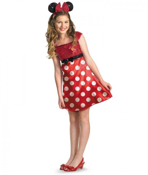 Disney Mickey Mouse Clubhouse Red Minnie Mouse Child / Tween Costume