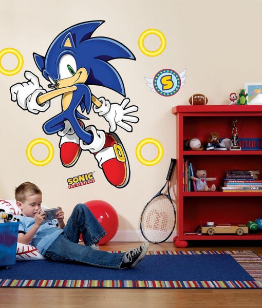 Sonic the Hedgehog Giant Wall Decals