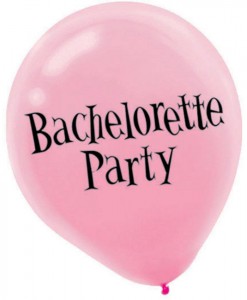 Bachelorette Latex Balloons Asst. (6 count)