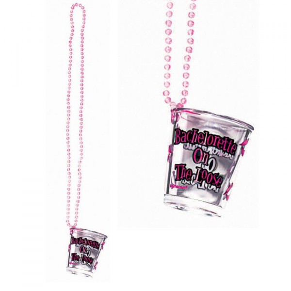 halloween shot glass necklace