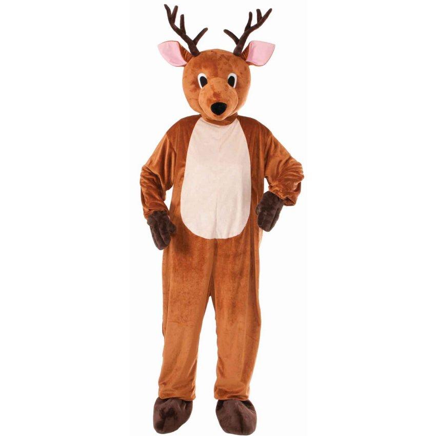 Reindeer Mascot Adult Costume - Halloween Costume Ideas 2023