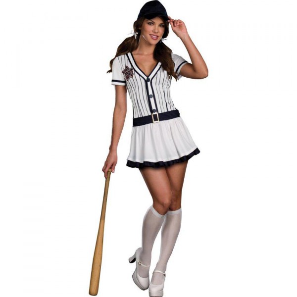 Adult Sexy Baseball Player Dress Costume