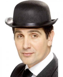 Black Adult Bowler Hat