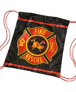 Firefighter Drawstring Backpack