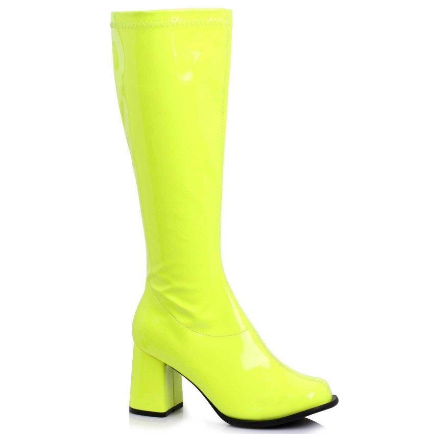 Yellow gogo hot sale boots cheap