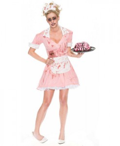 Zombie Waitress Womens Costume