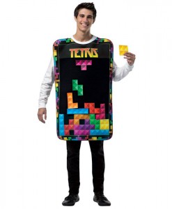 Tetris Movable Pieces Adult Tunic Costume